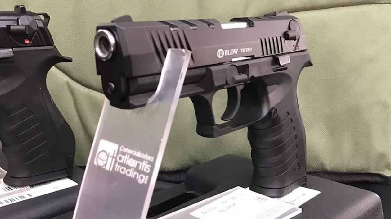 Aspecto de un arma traumática. 