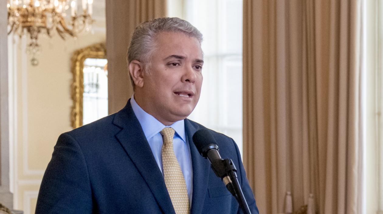 El Presidente de la República, Iván Duque.