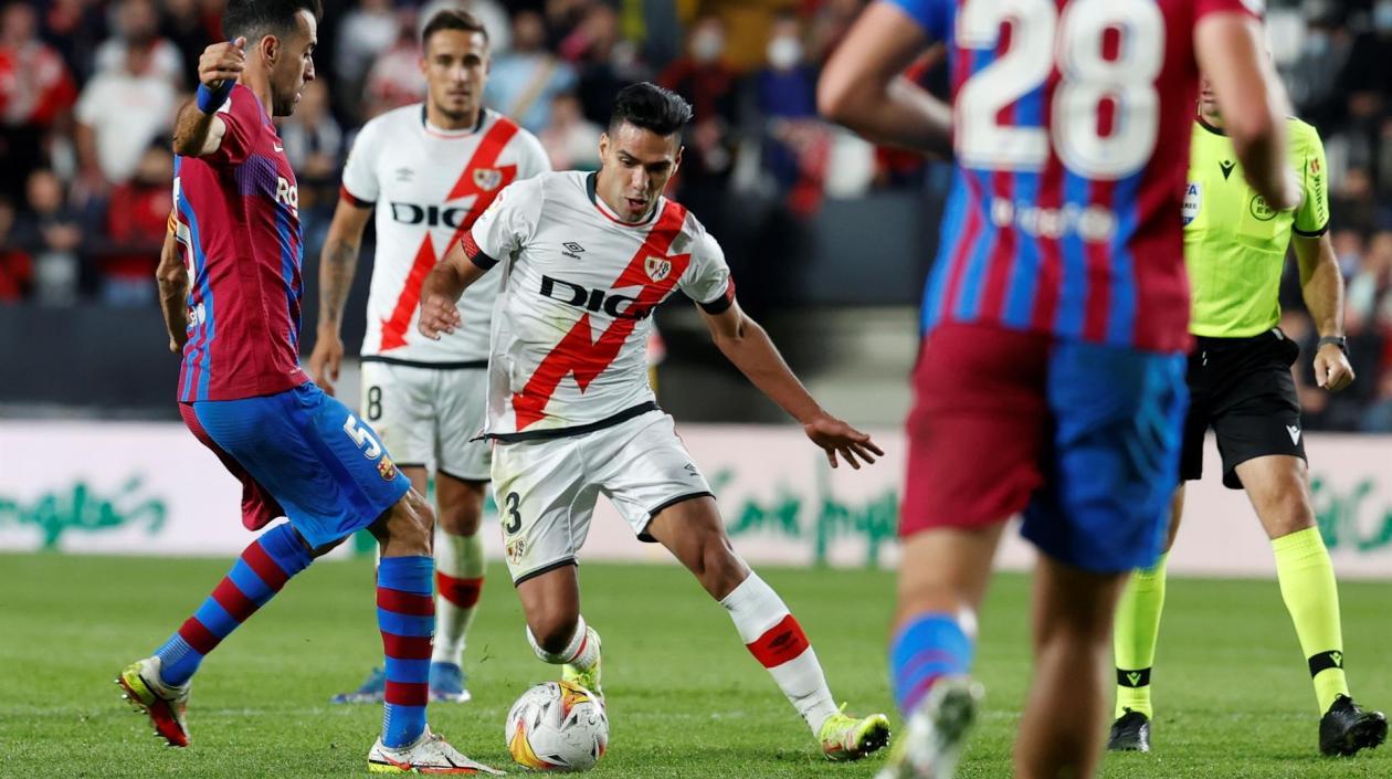 Falcao García, delantero del Rayo Vallecano. 