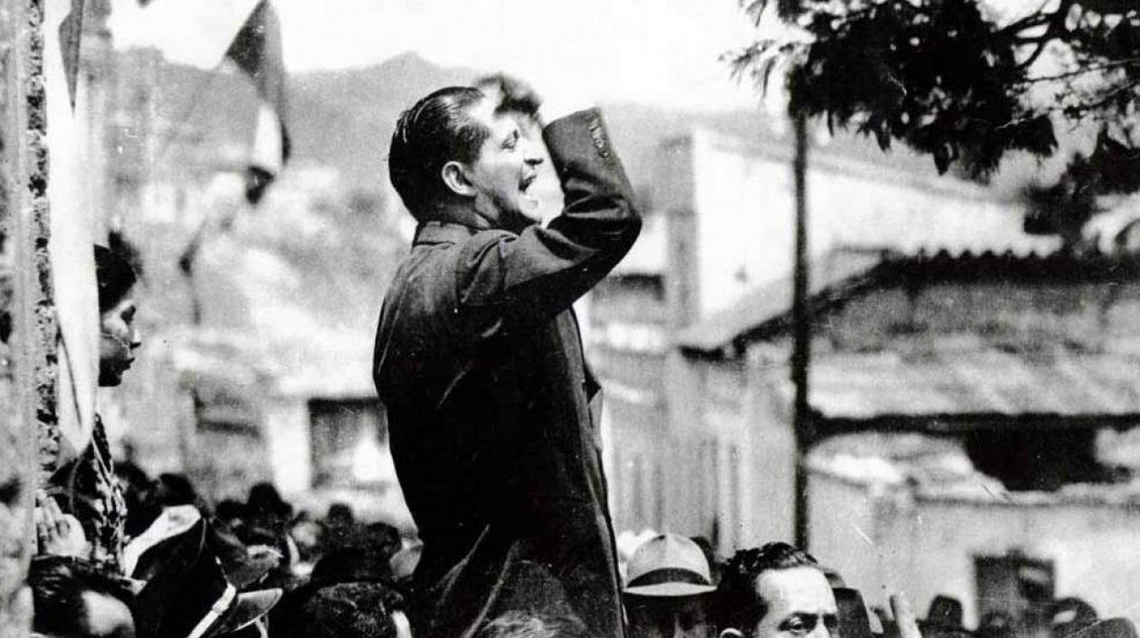 El líder liberal Jorge Eliécer Gaitán.