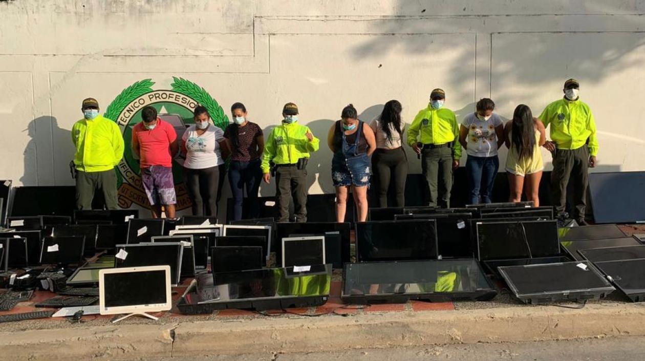Los operativos fueron realizados por la Policía en el centro de Barranquilla. 