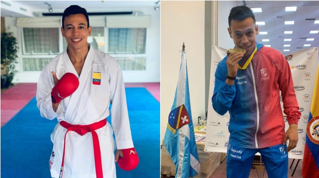 Luis Triviño, karateca de Colombia. 