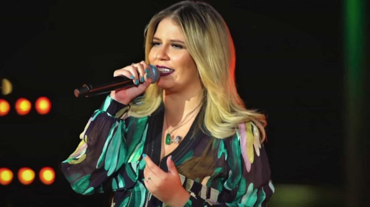 Marília Mendonça, cantante brasileña.