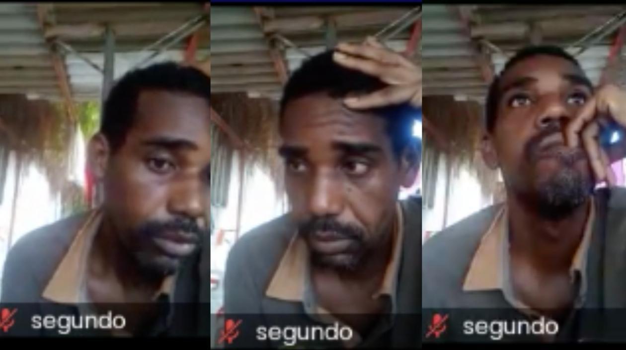 Segundo Márquez Tejedor durante las audiencias virtuales. 