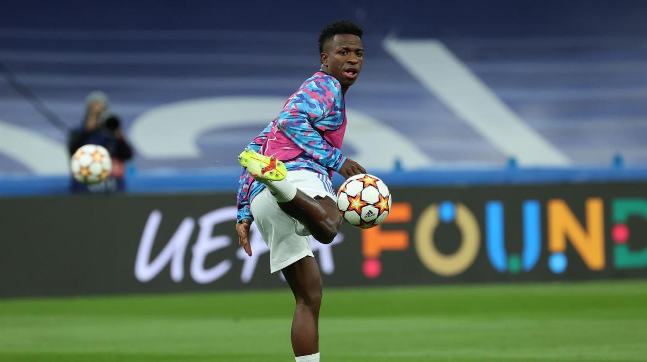 Vinicius Jr., jugador brasileño. 