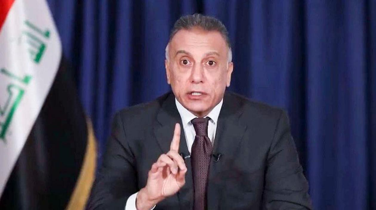 El primer ministro iraquí, Mustafa al Kazemi.