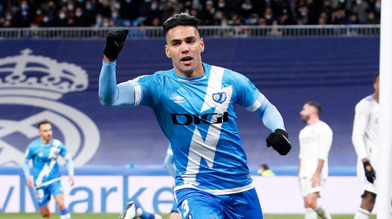 Falcao García, delantero del Rayo Vallecano. 