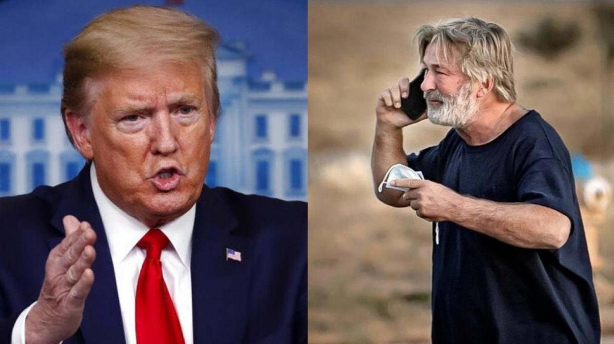 Donald Trump y Alec Baldwin.