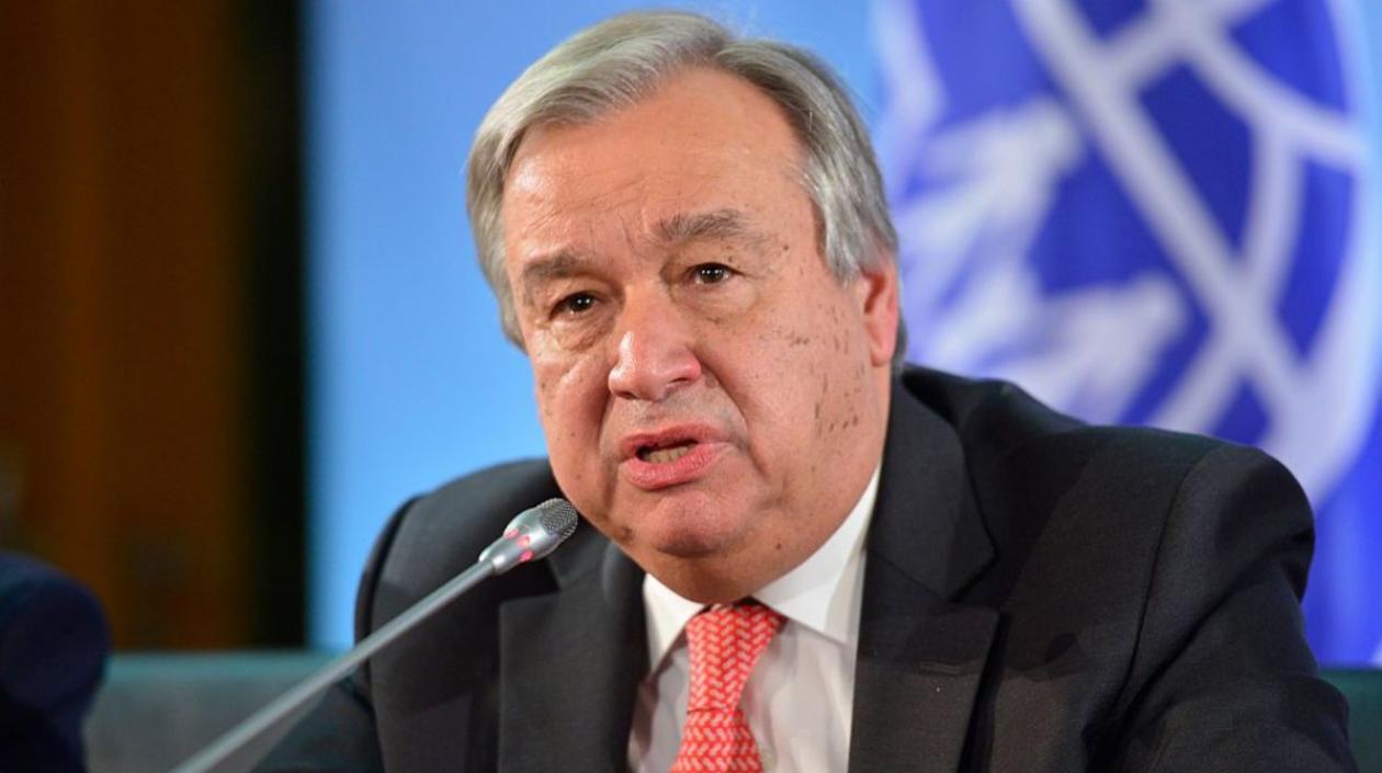 António Guterres, secretario general de la ONU.