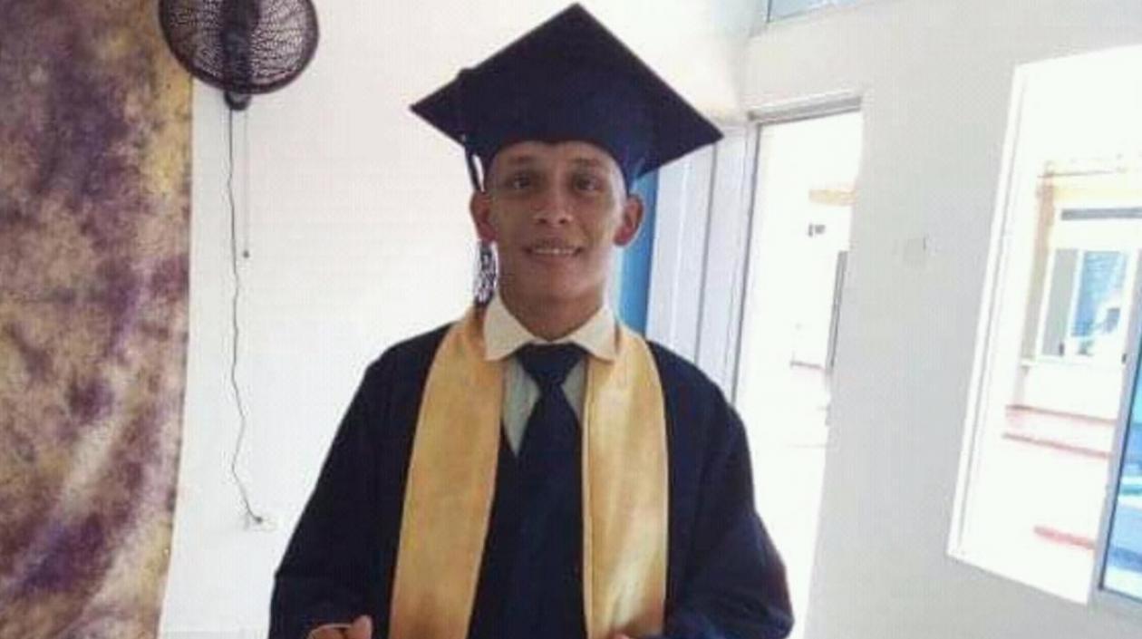 Brayan Antonio Miranda Morales, joven fallecido tras ser arrollado por carro.