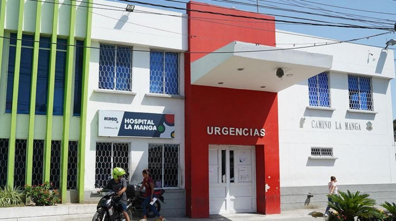 El hombre fue llevado por la Policía al Camino La Manga. 