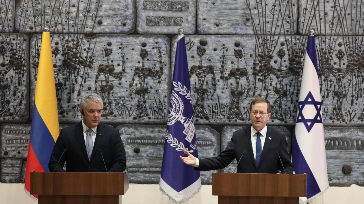 Iván Duque en Israel.