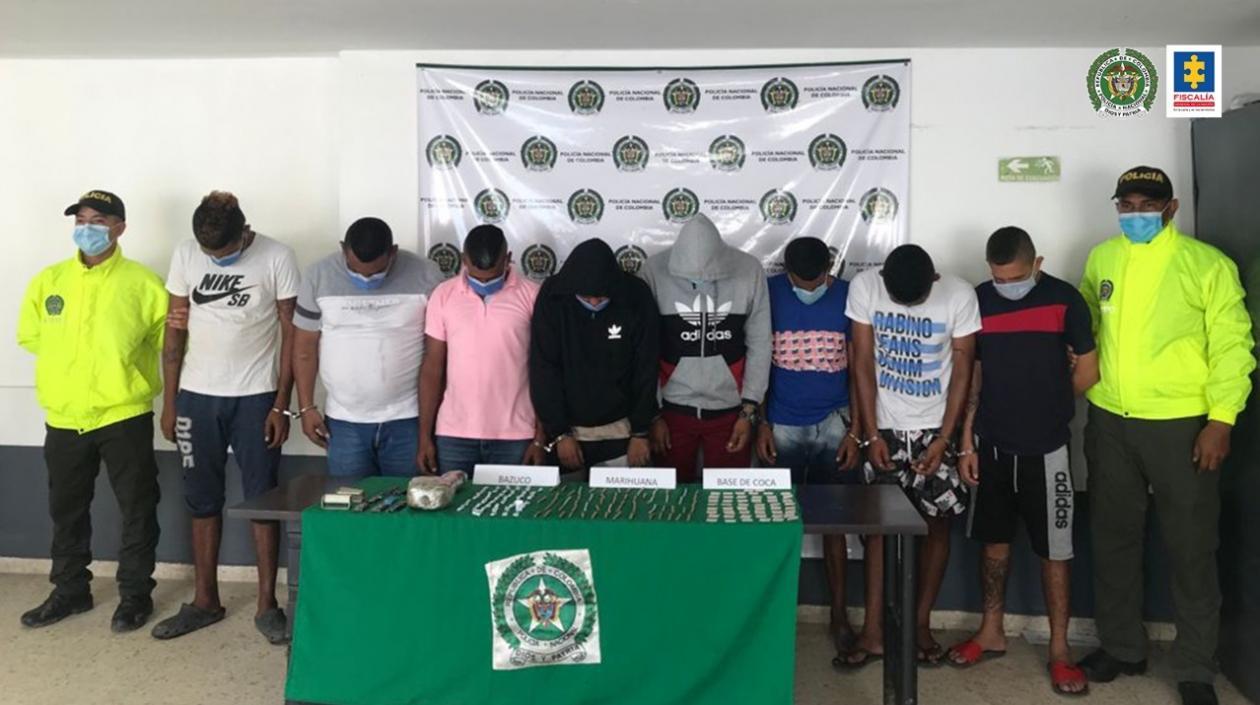 Las capturas fueron realizadas por la Policía. 