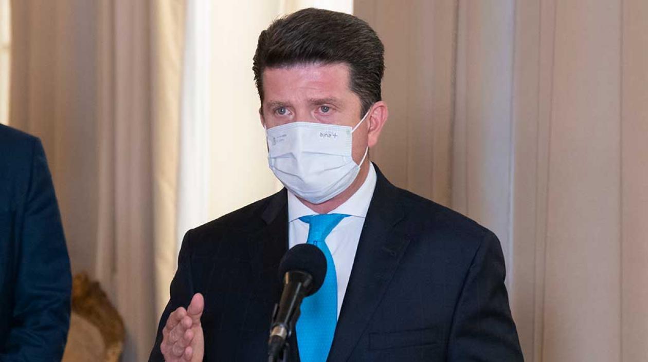 Diego Molano Aponte, ministro de Defensa.