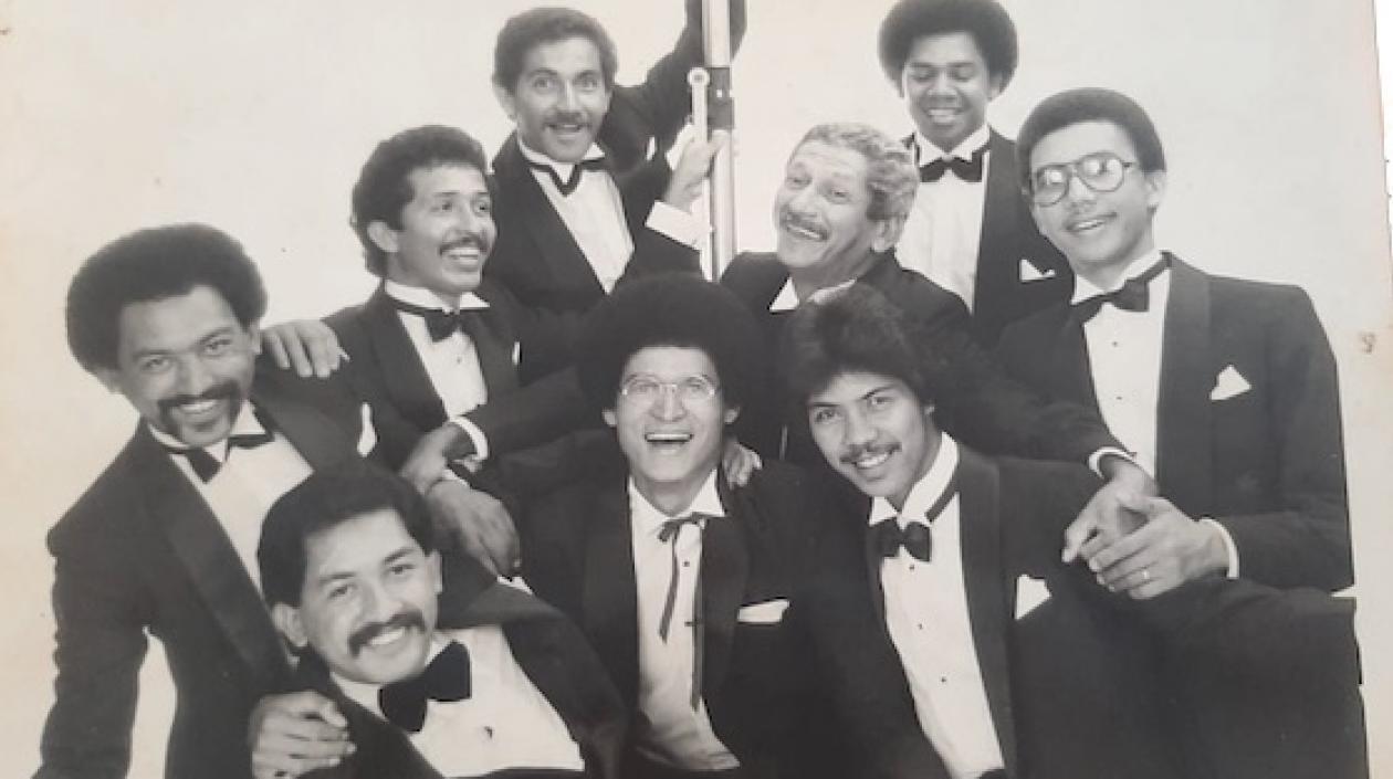 Fernando Gil Herrán Niebles, 'Charles', con su orquesta.