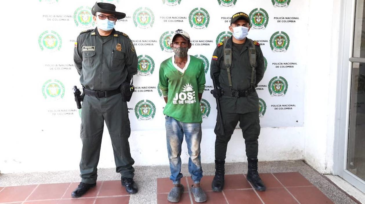 El capturado por maltrato animal.