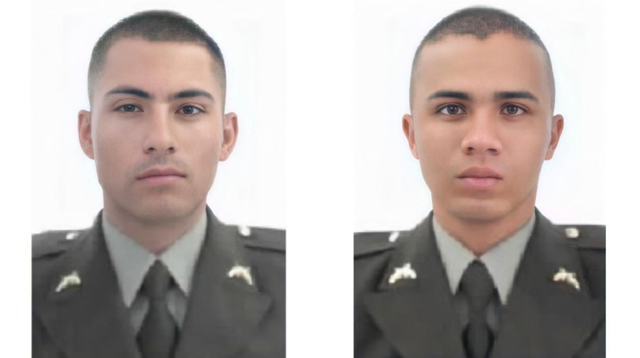 Johan Alexis Pareja Carrasquilla, de 24 años de edad, y Duver Arley Jaramillo Gallo, de 25 años.