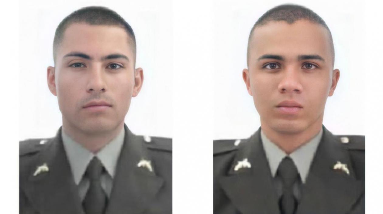 Johan Alexis Pareja Carrasquilla, de 24 años de edad, y Duver Arley Jaramillo Gallo, de 25 años.