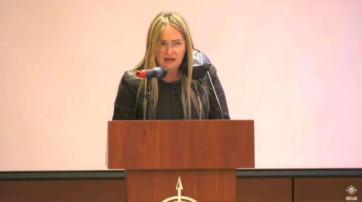 Viviana Mora Verbel, Procuradora Delegada.