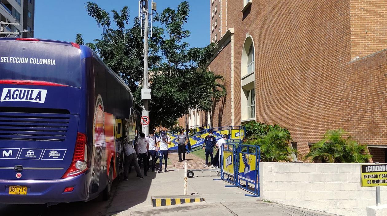 Jugadores de la Selección Colombia.
