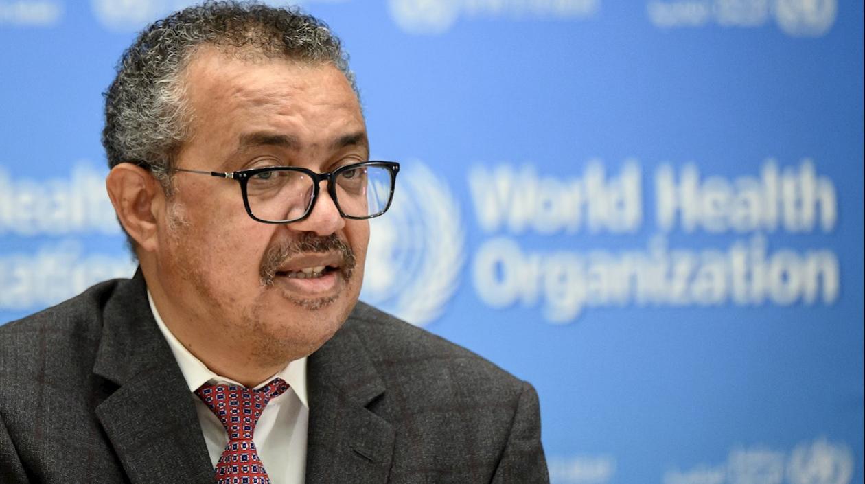 El director general de la OMS, Tedros Adhanom Ghebreyesus.