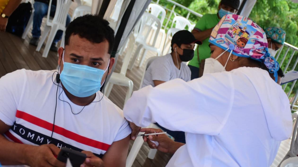 Vacunación de la Gobernación del Atlántico en Tubará.