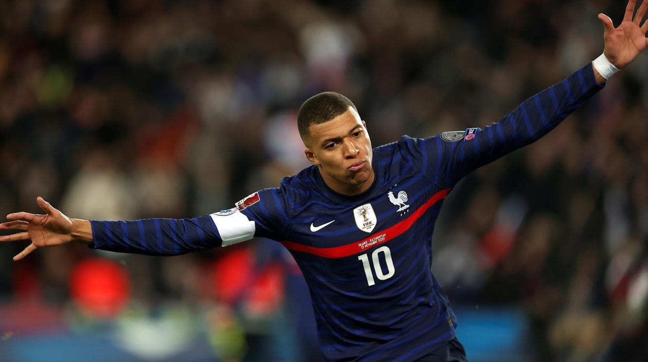 Kylian Mbappé, delantero francés. 