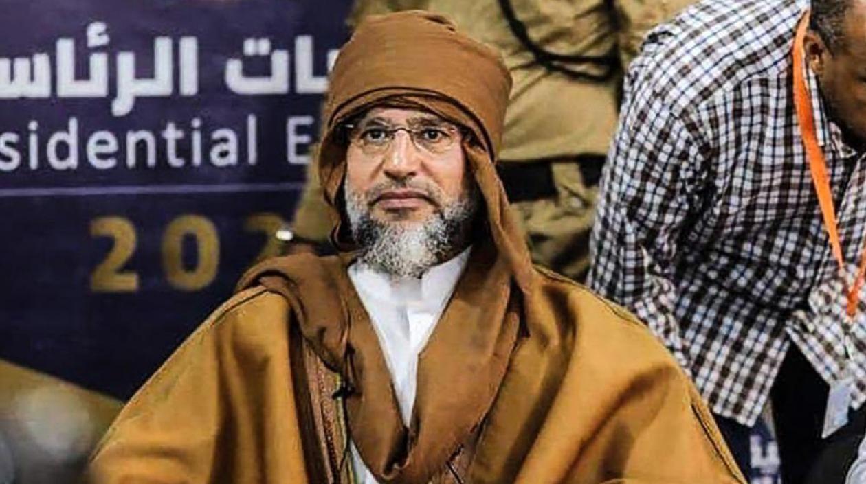 Saif al Islam, hijo del fallecido dictador libio Muamar al Gadafi.