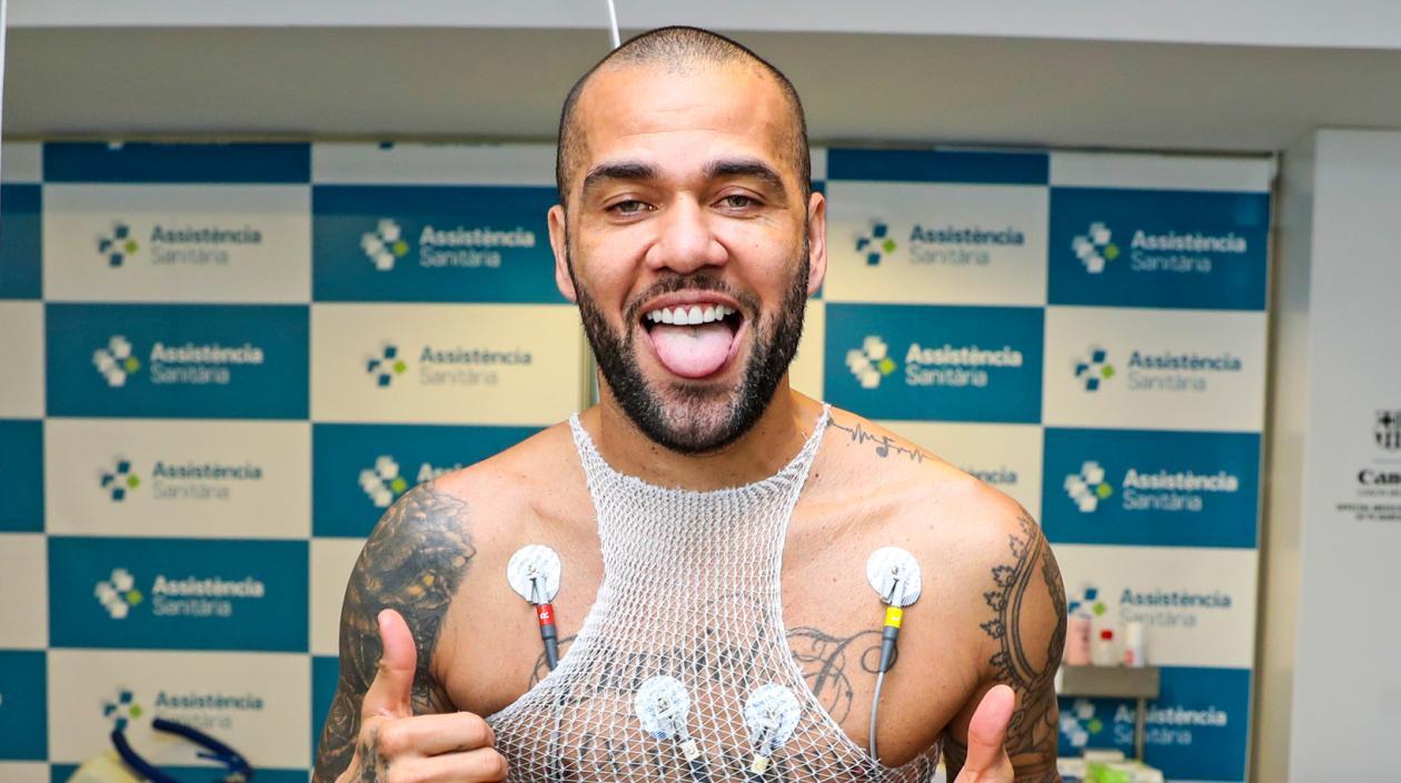 El lateral derecho Dani Alves.