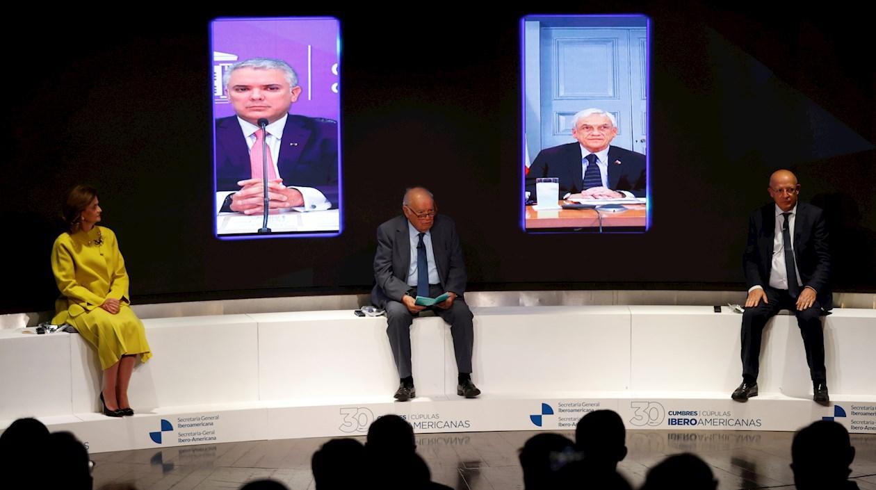 Iván Duque y Sebastián Piñera.