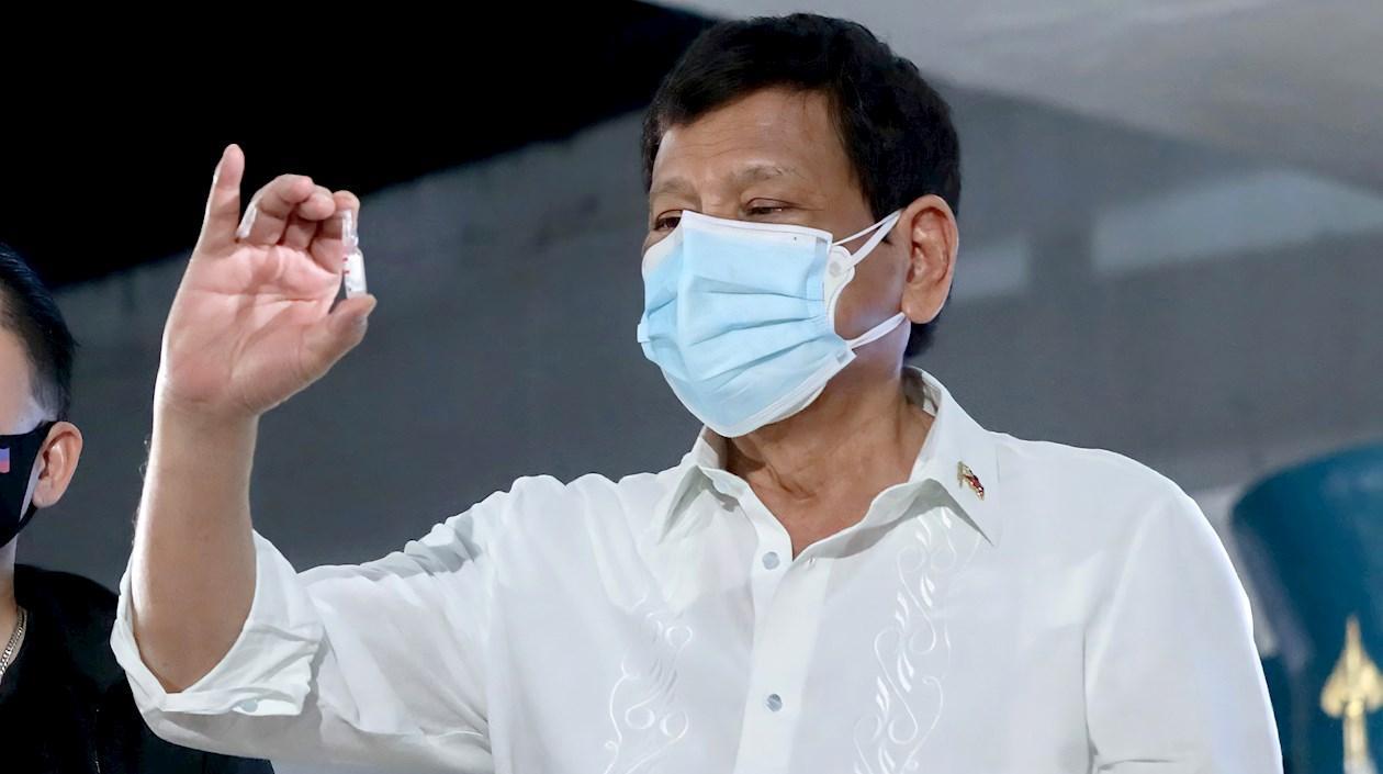 El presidente de Filipinas, Rodrigo Duterte.