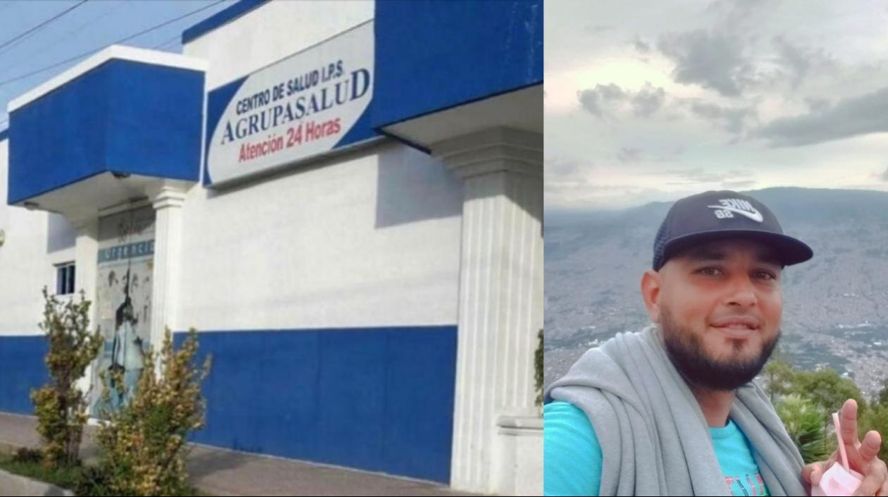 Elvis Burgos falleció en el puesto de salud Agrupasalud. 