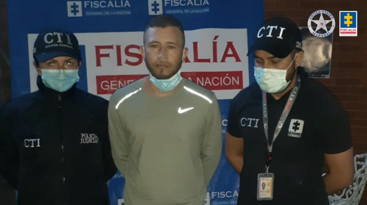 Einer Estiven Zapata Cardona, exintegrante de la Policía Nacional.