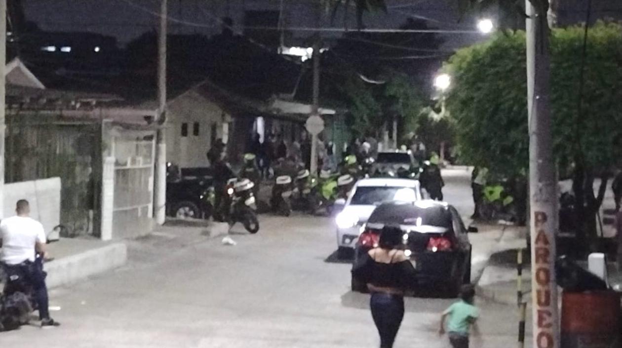 Sector donde ocurrieron los hechos.