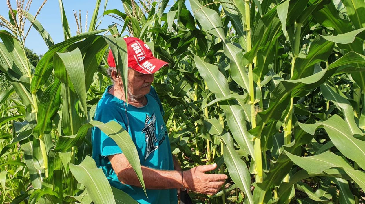 Uno de los beneficiarios.