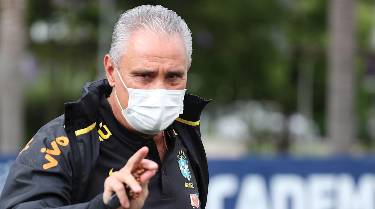 Tite, técnico de Brasil.