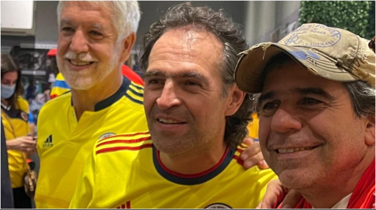 Enrique Peñalosa, Federico Gutiérrez y Alejandro Char, tres exalcaldes y precandidatos presidenciales.