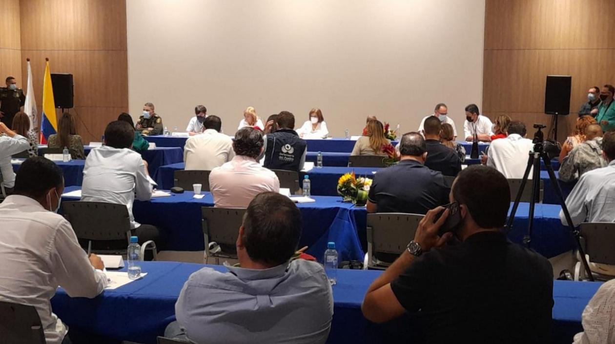 Imagen de la audiencia pública realizada la semana anterior.