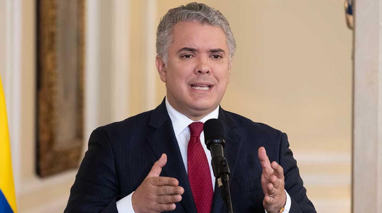 Iván Duque, presidente.