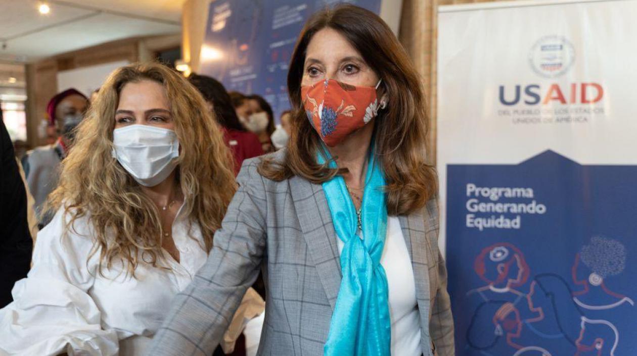 La vicepresidenta Marta Lucía Ramírez.