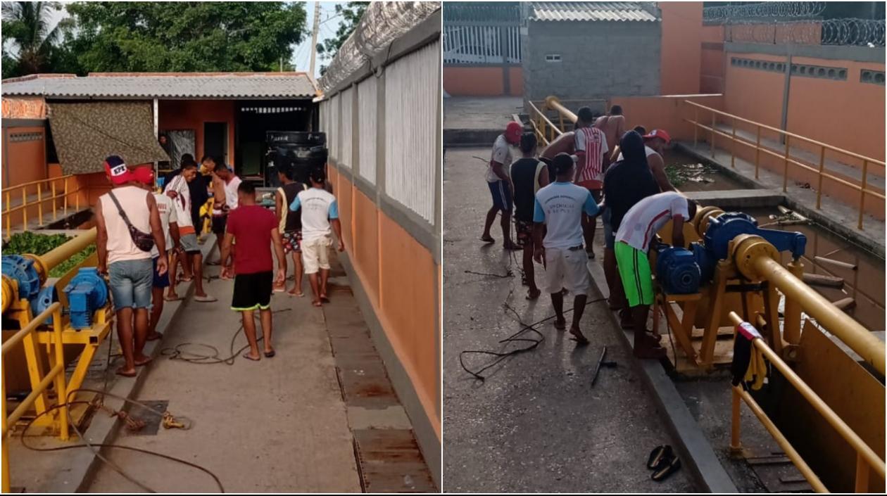 .Manejo inadecuado de compuertas en embalse El Guájaro por particulares.