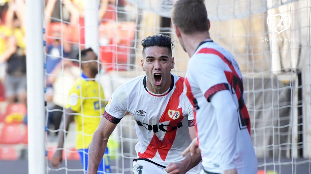 Falcao García, delantero del Rayo Vallecano. 