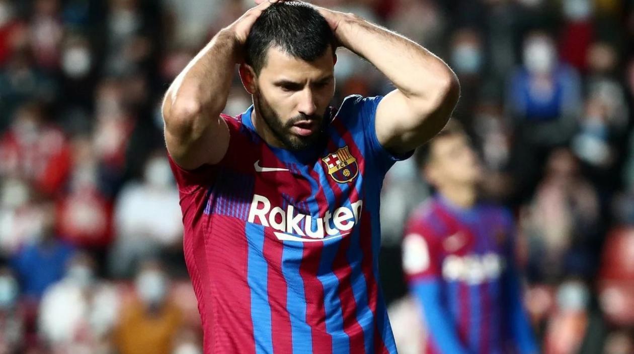 Sergio 'Kun' Agüero, jugador argentino. 