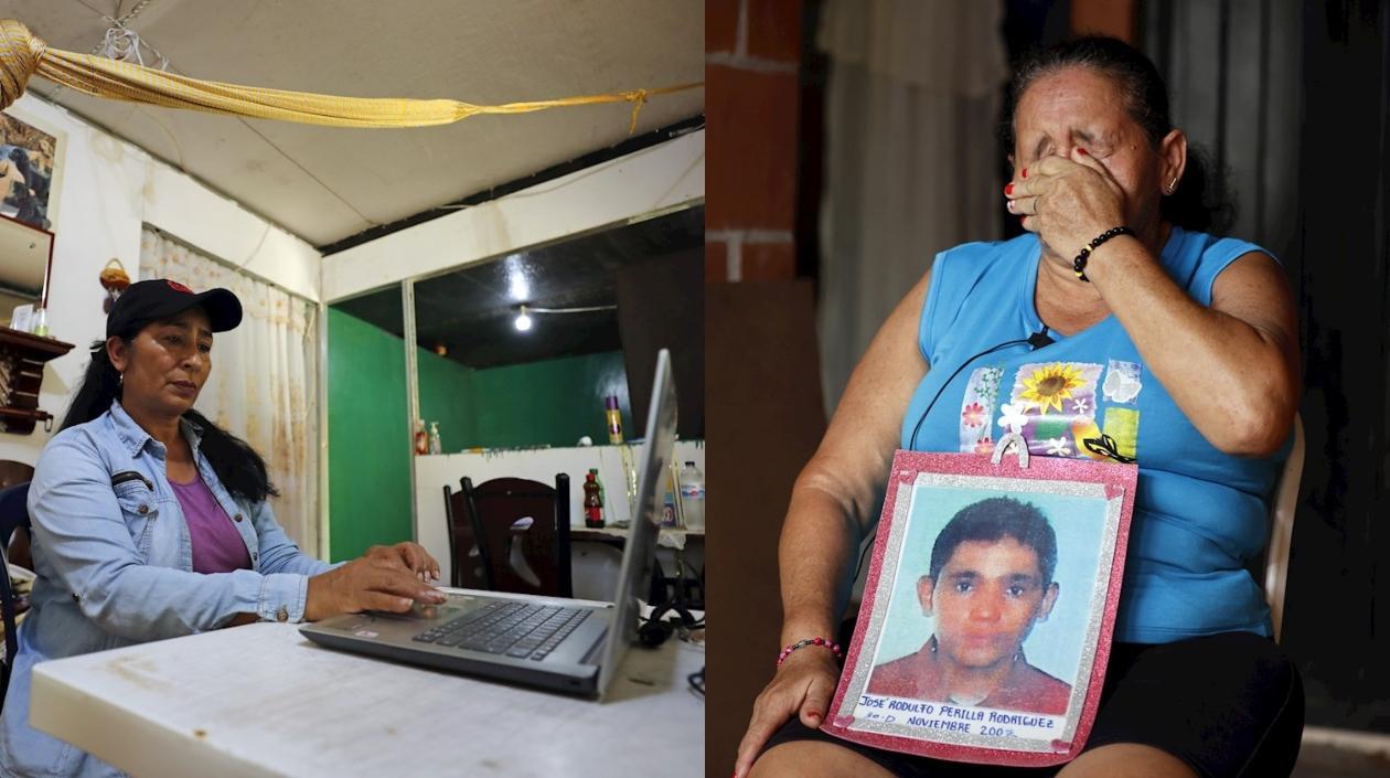 Exguerrillera Yaritza Paniagua y víctima del conflicto.