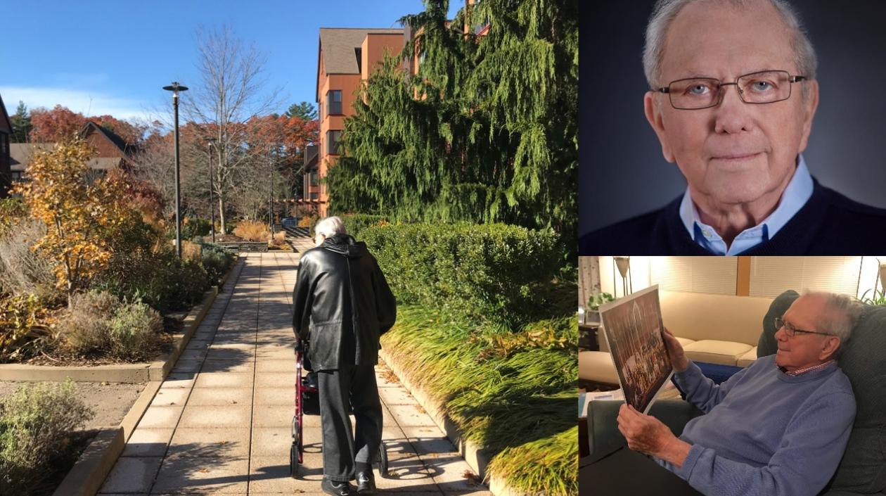 La imagen de la izquierda fue usada para anunciarle al mundo literario la muerte de Noah Gordon.