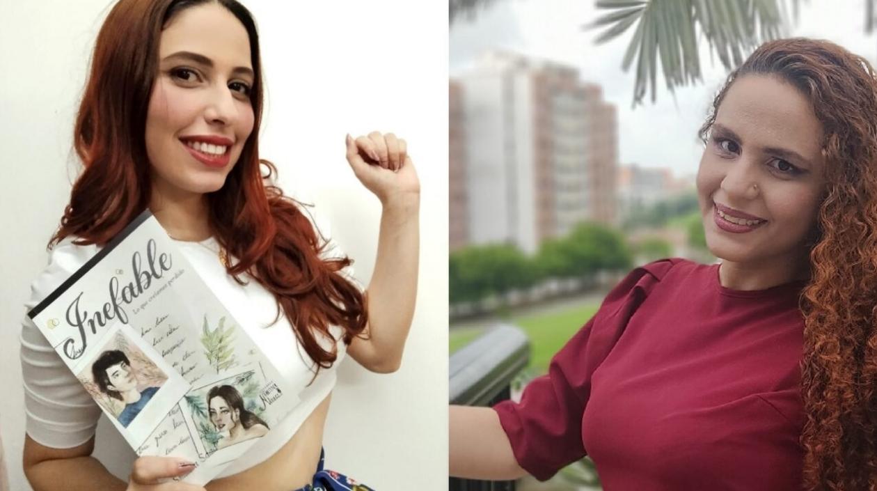 Shadia, a la izquierda, y Sheila, a la derecha, hermanas y escritoras.