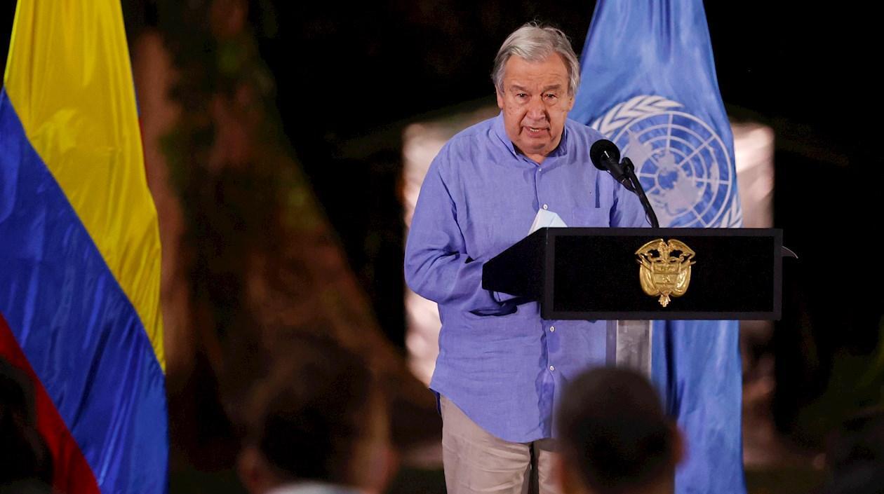 El secretario general de la ONU, António Guterres.