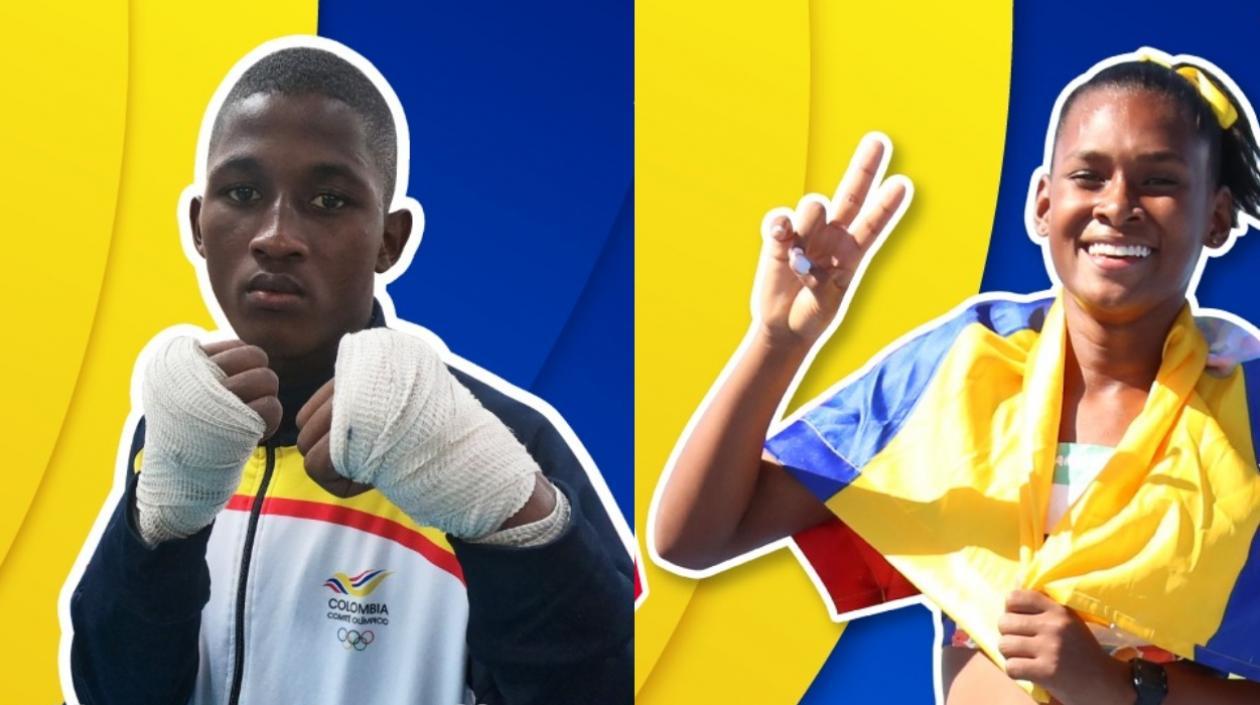 Jhon Elin Orobio y Valeria Cabezas.