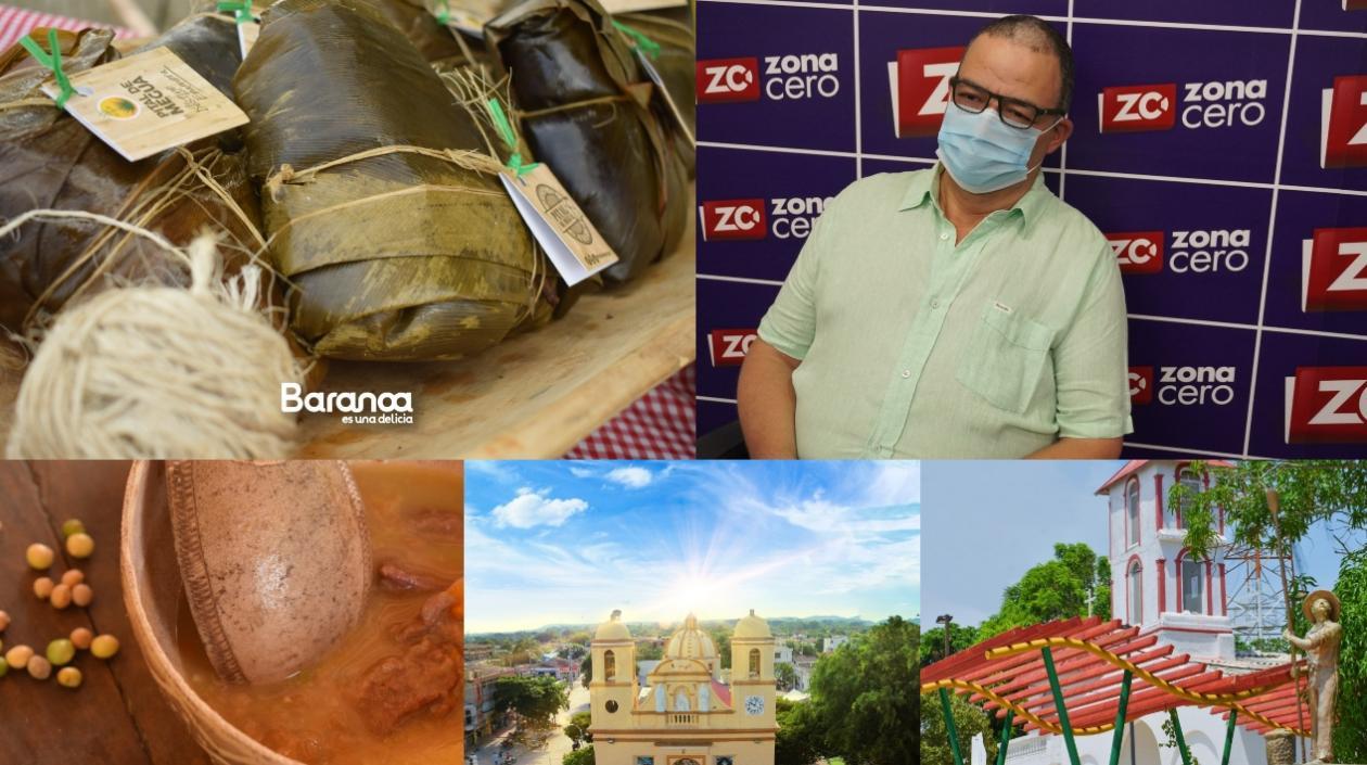 Alcalde de Baranoa, Roberto Celedón Venegas, promociona 'Baranoa es una delicia'.