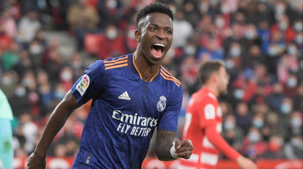 Vinicius Jr., jugador brasileño. 